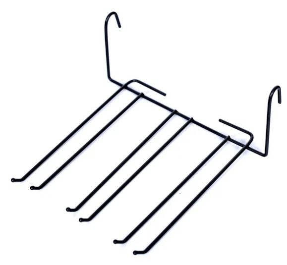 Держатель для бокалов навесной на рейлинг 